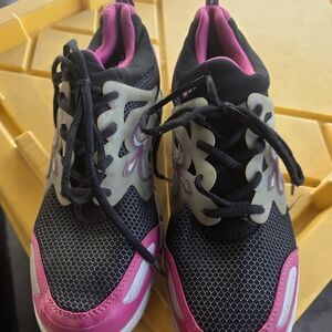 Trendy Black and Pink Women's Sneakers